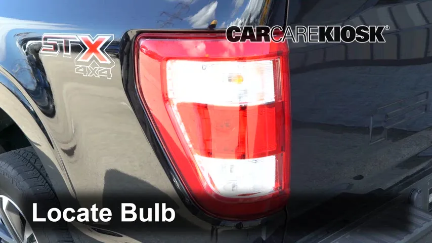 2021 Ford F-150 XLT 2.7L V6 Turbo Crew Cab Pickup Lights Tail Light (replace bulb)